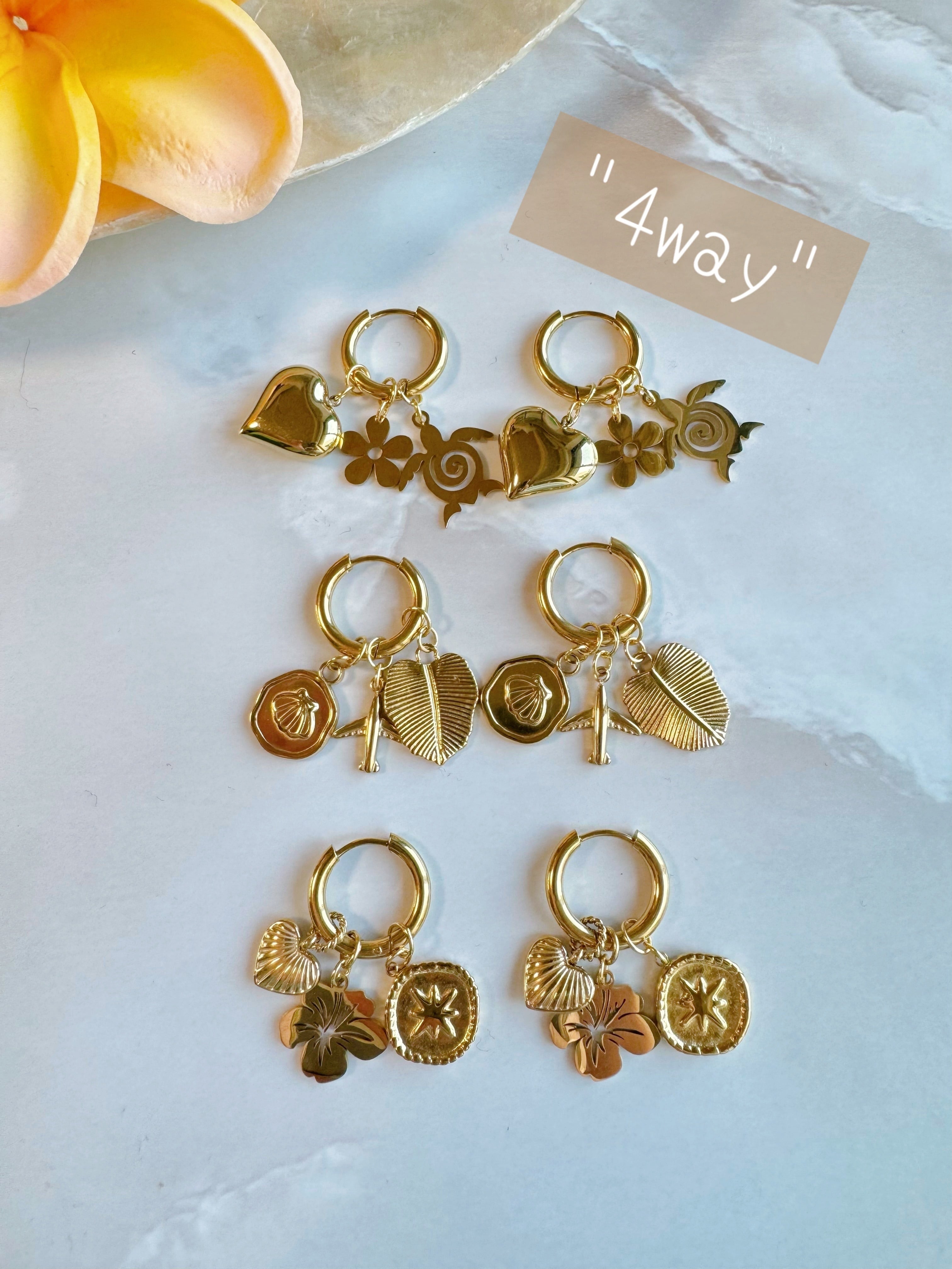 Hawaiianジュエリー ピアス 93bd40479405dda637f7cfaf570b66