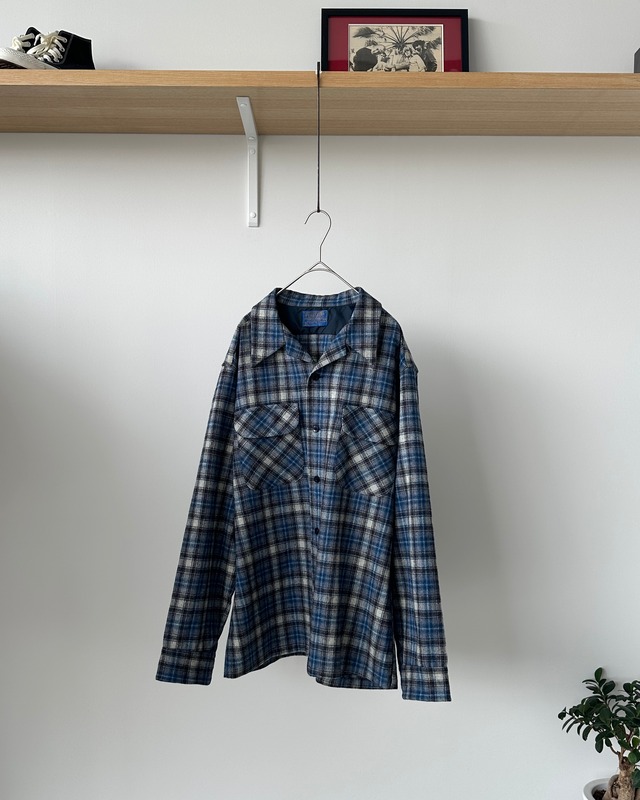 -PENDLETON- Vintage 70s L Board shirt