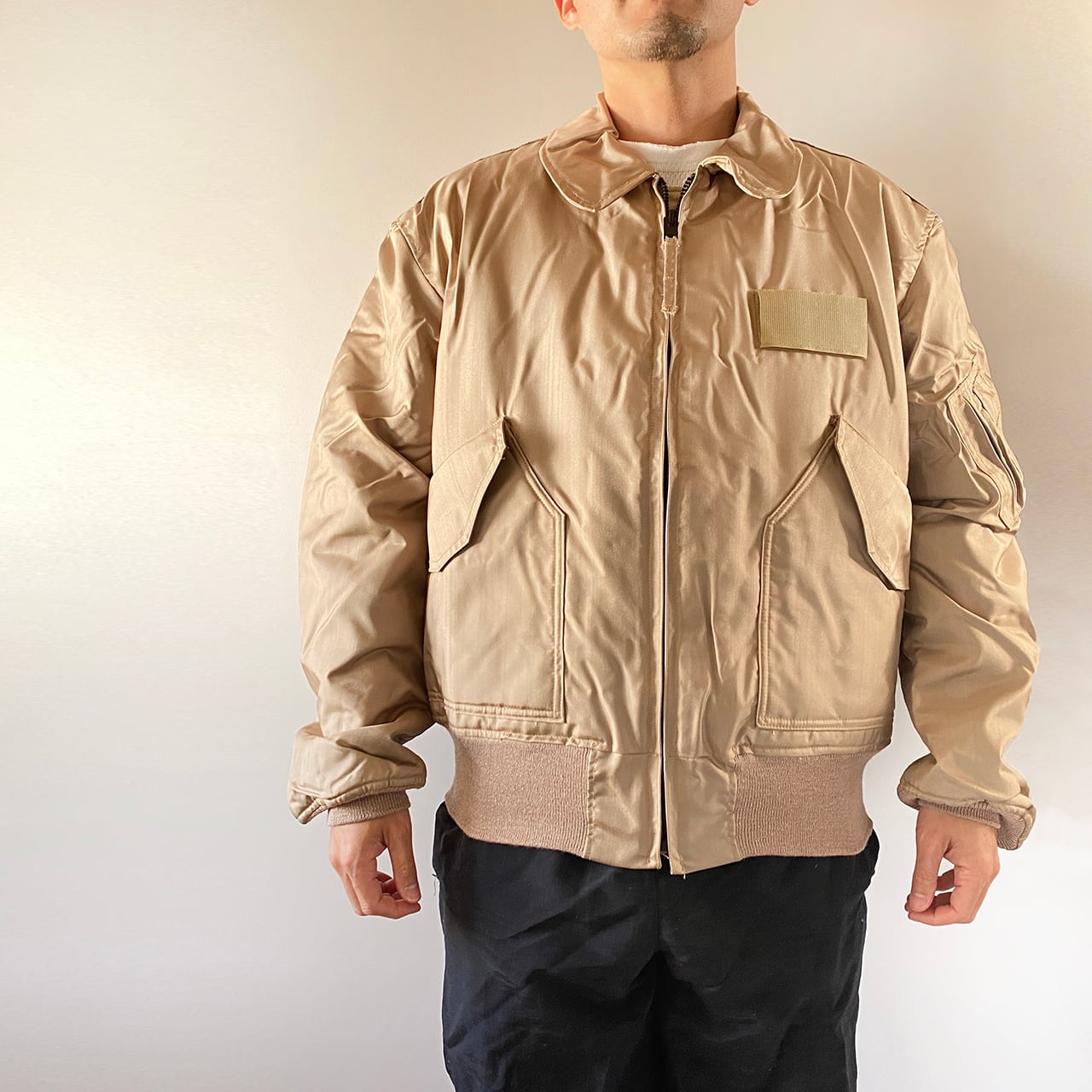 米軍実物 USAF CWU-45/P フライトジャケット TAN / XL Deadstock