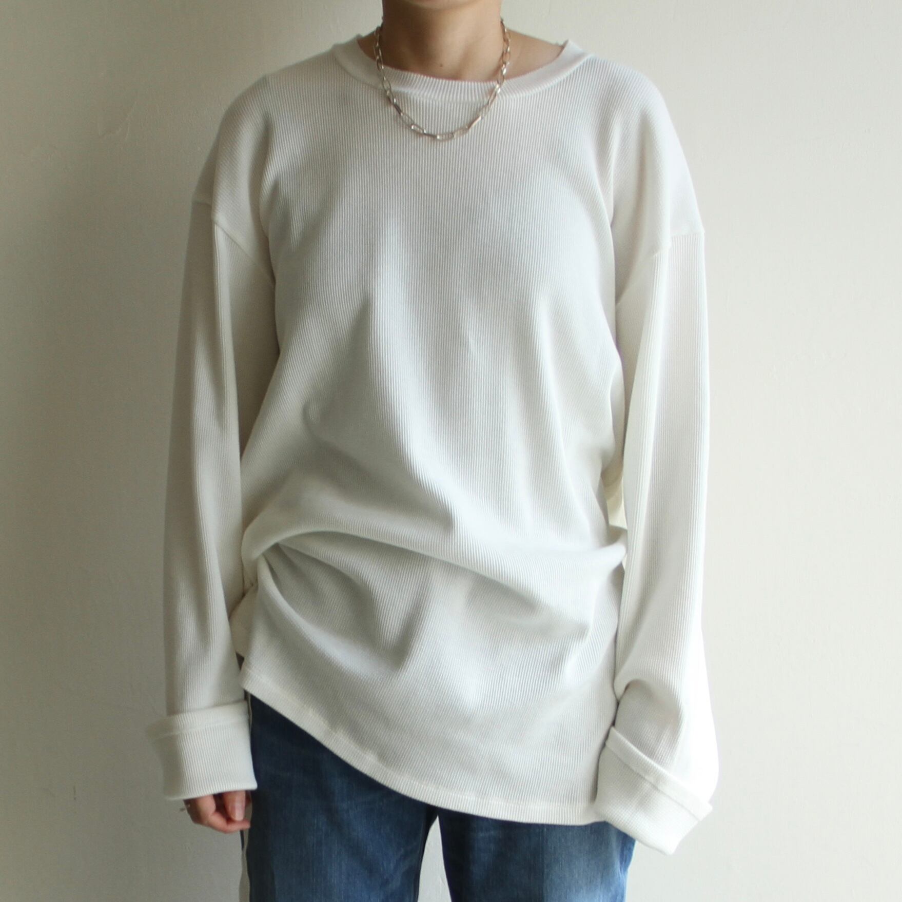 JUN MIKAMI 【 womens 】Waffle long sleeve | Terminal