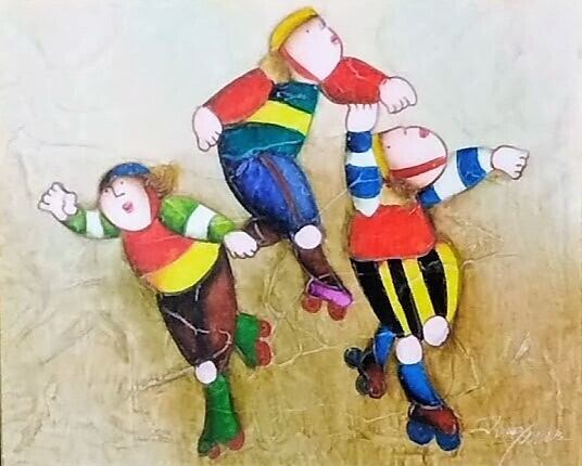 ジェイ・ロイバル　油絵 ジェイ・ロイバル 油絵 Oct. 23, 2025 9 cm x 9 cm (app. 4