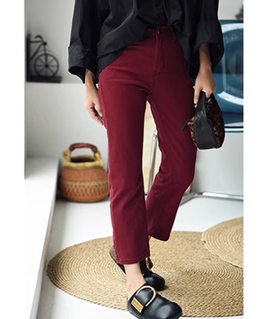 コットンストレッチ◆イージーパンツ【p-20283】