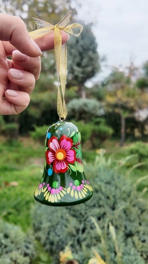 クリスマスデコレーション　ベル3点セット（ティモシェンコ作）