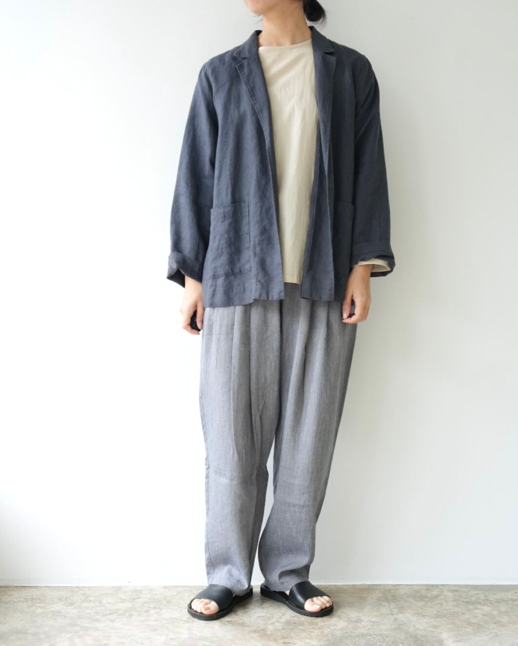 fog linen work リネンジャケット'リリー' | Vie