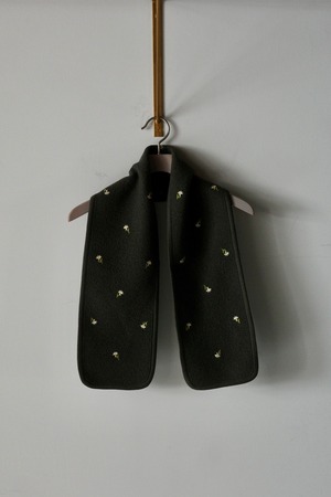 RIER【SCARF MINI  -ZINC CROCUS FELTED- 】
