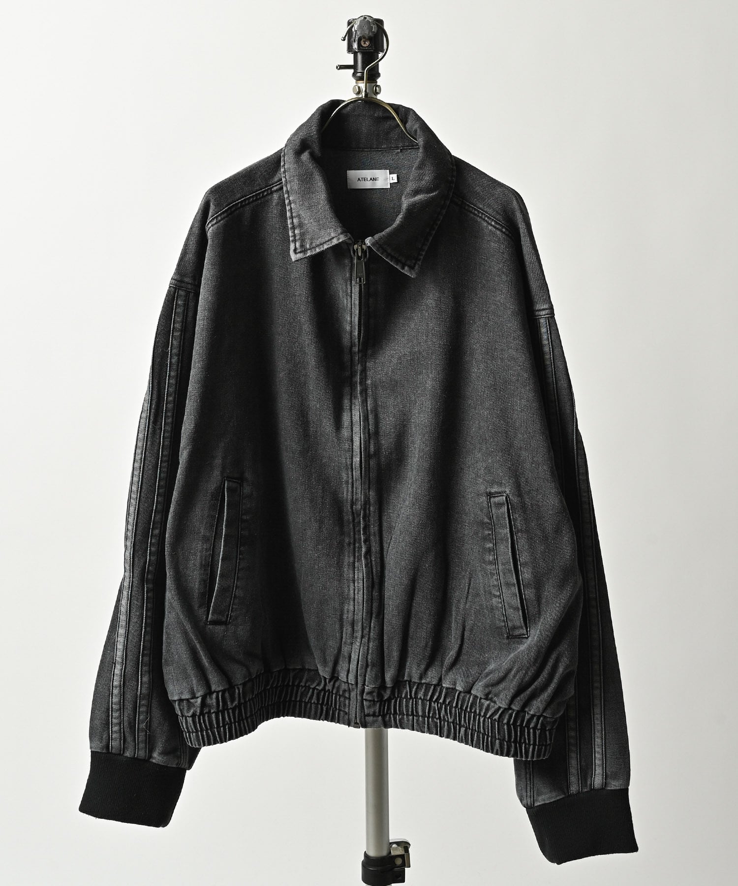 ATELANE 11.5oz denim line jacket (BLK) 25A-23080