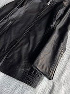 "BLACK BLOOD DIAMONDS" Bono Leather Middle Jacket