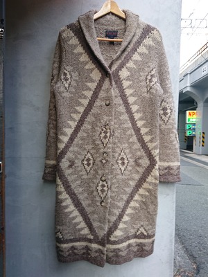 RALPH LAUREN NATIVE KNIT LONG CARDIGAN