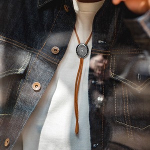 Sunburst Concho Bolo Tie Necklace / サンバースト コンチョ ボロタイ ネックレス