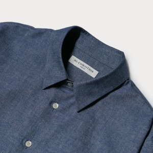( LIGHT BLUE ) CLASSIC FLANNEL SHIRT