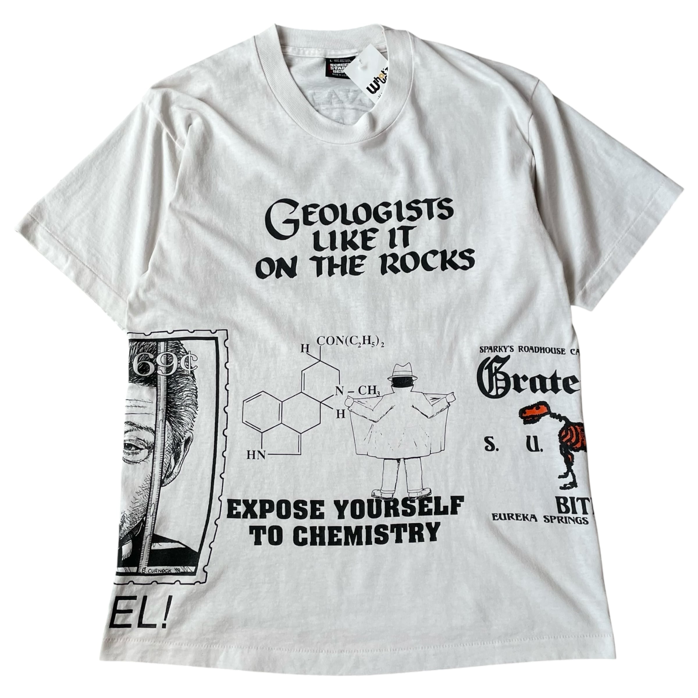 1998s unknown "test print"T-shirt