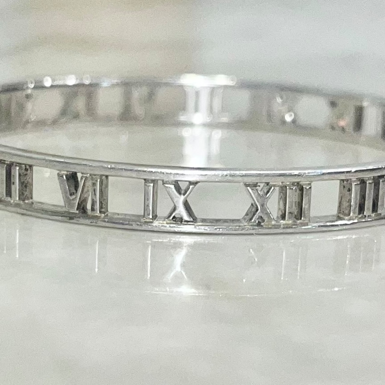 TIFFANY silver bangle " Atras "