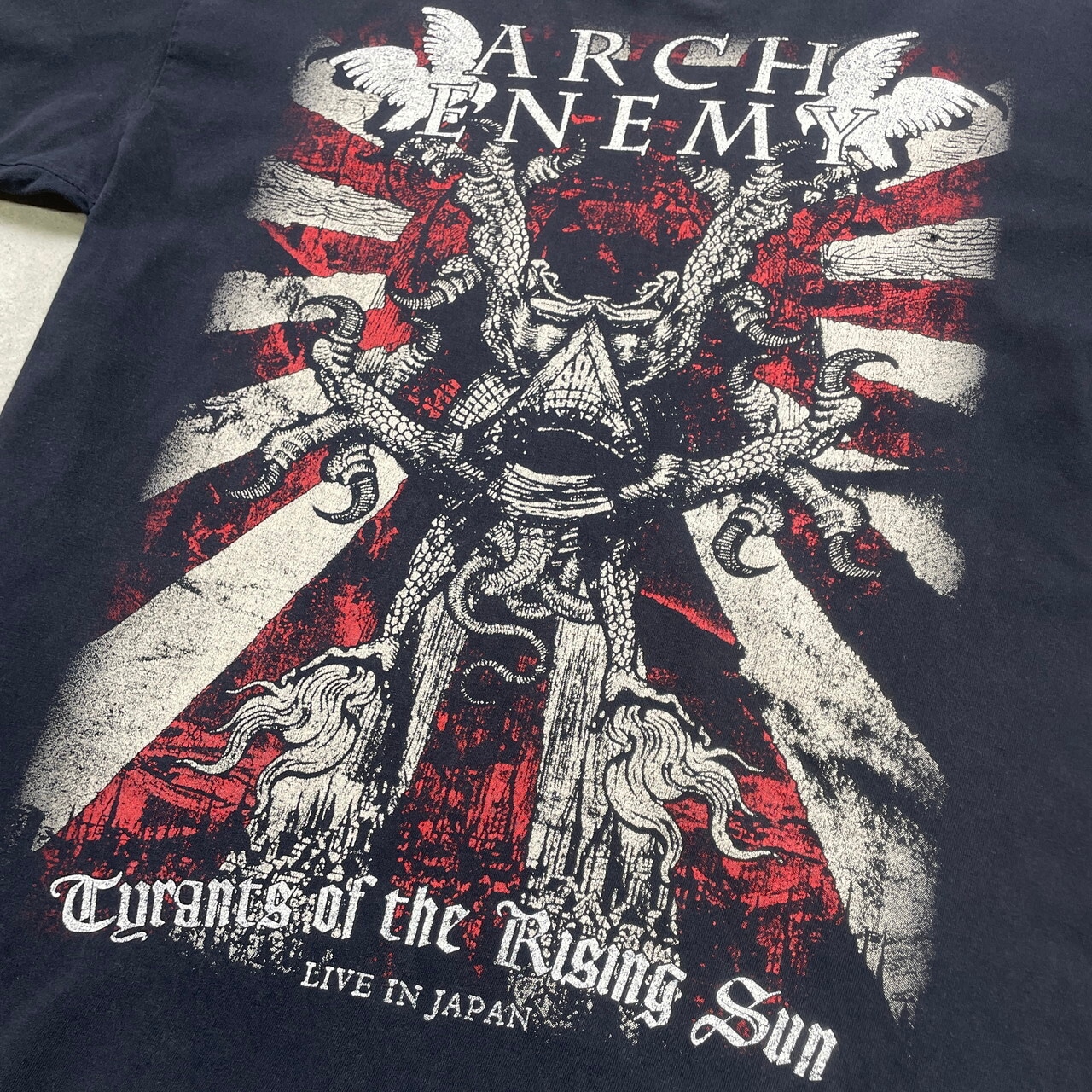 00年代 ARCH ENEMY バンドTシャツ バンT ロングTシャツ ロンT メンズL 