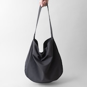 Cotton Hobo bag チャコール