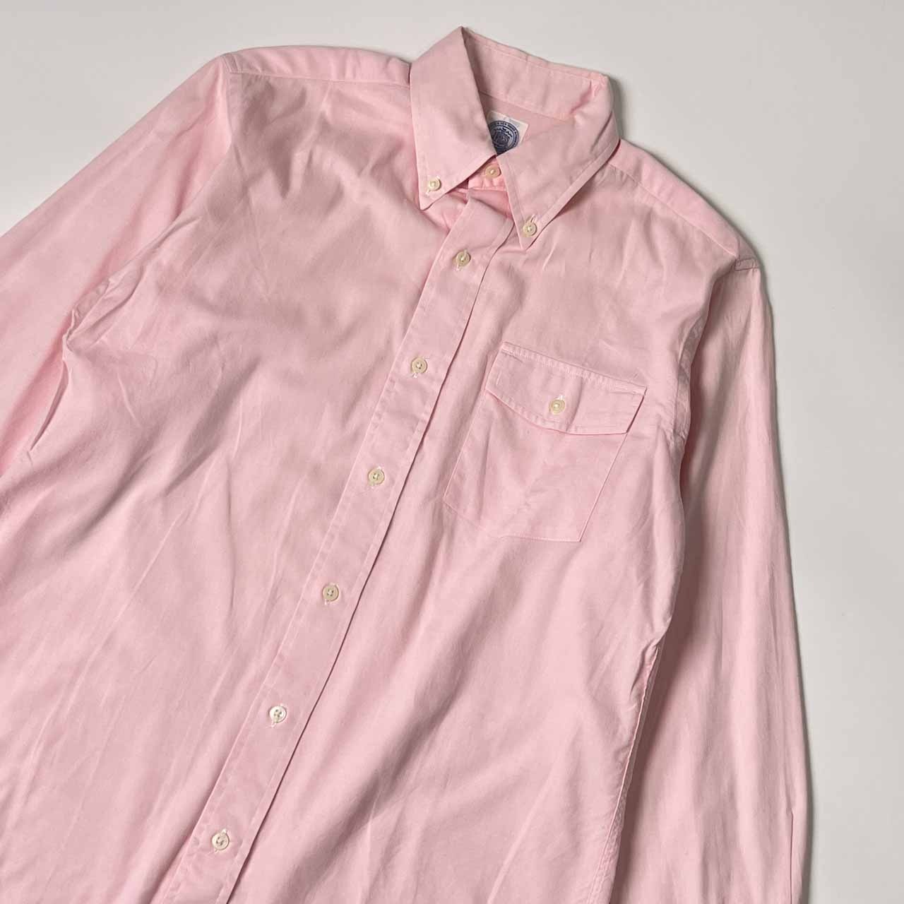J.PRESS ジェイプレス BD ボタンダウン ポケット 長袖シャツ 9/ピンク レディース