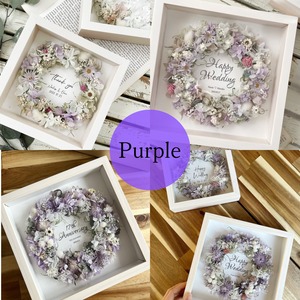 【2枚セット】文字入れ選べるカラー｜Mサイズフォトフレームリース