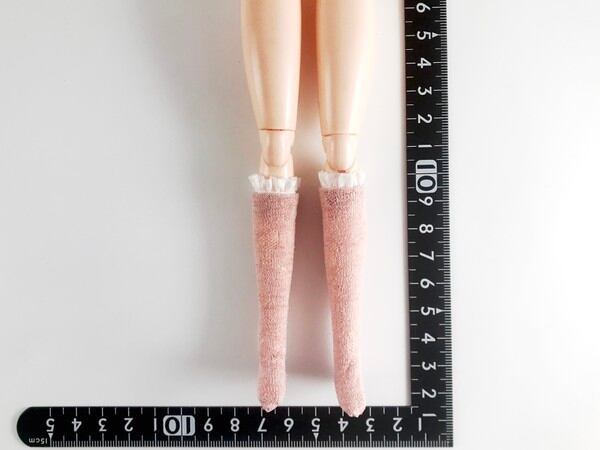 ドールアクセサリ 1/6 女性用 靴下 ストッキング ピンク TKDG23G86-3 - 画像1