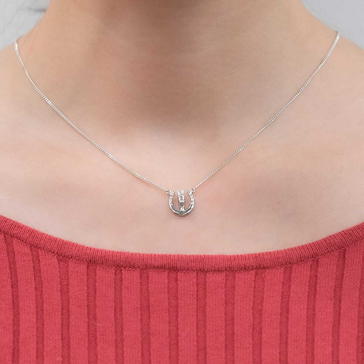 アトリエノア シルバーネックレス 馬＆蹄鉄 | TCC ONLINE STORE