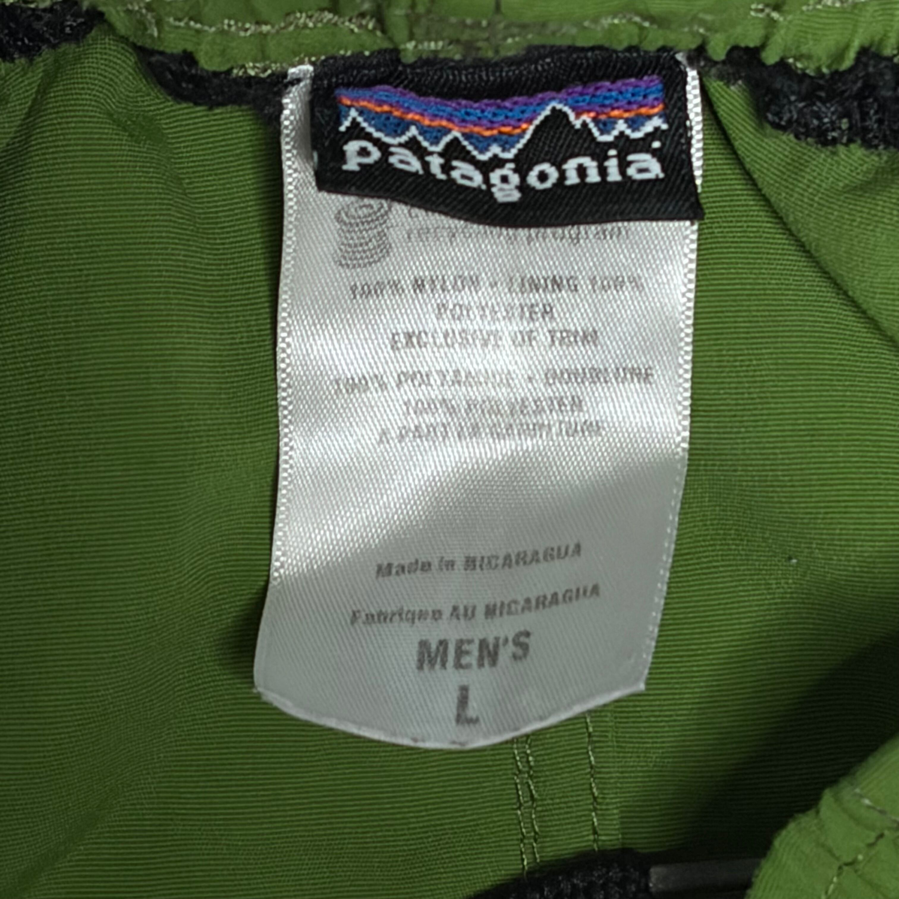 00s Patagonia バギーズショーツ グリーン ワイド バギー | TERRY USED