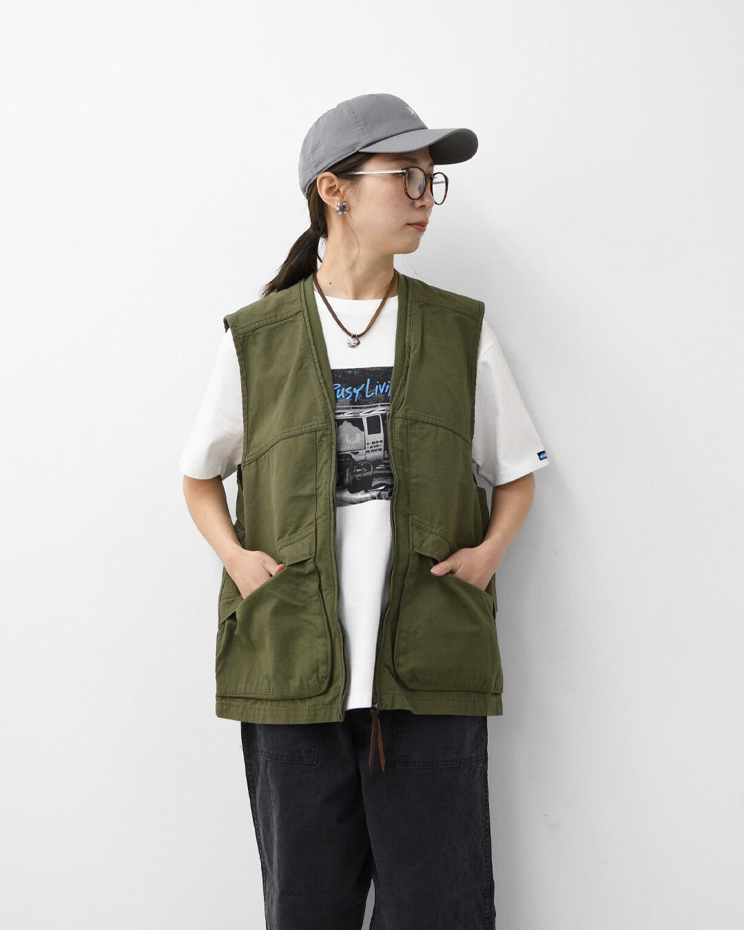 orslow [オアスロウ]UTILITY VEST -ARMY.GREEN- [01-9020-76