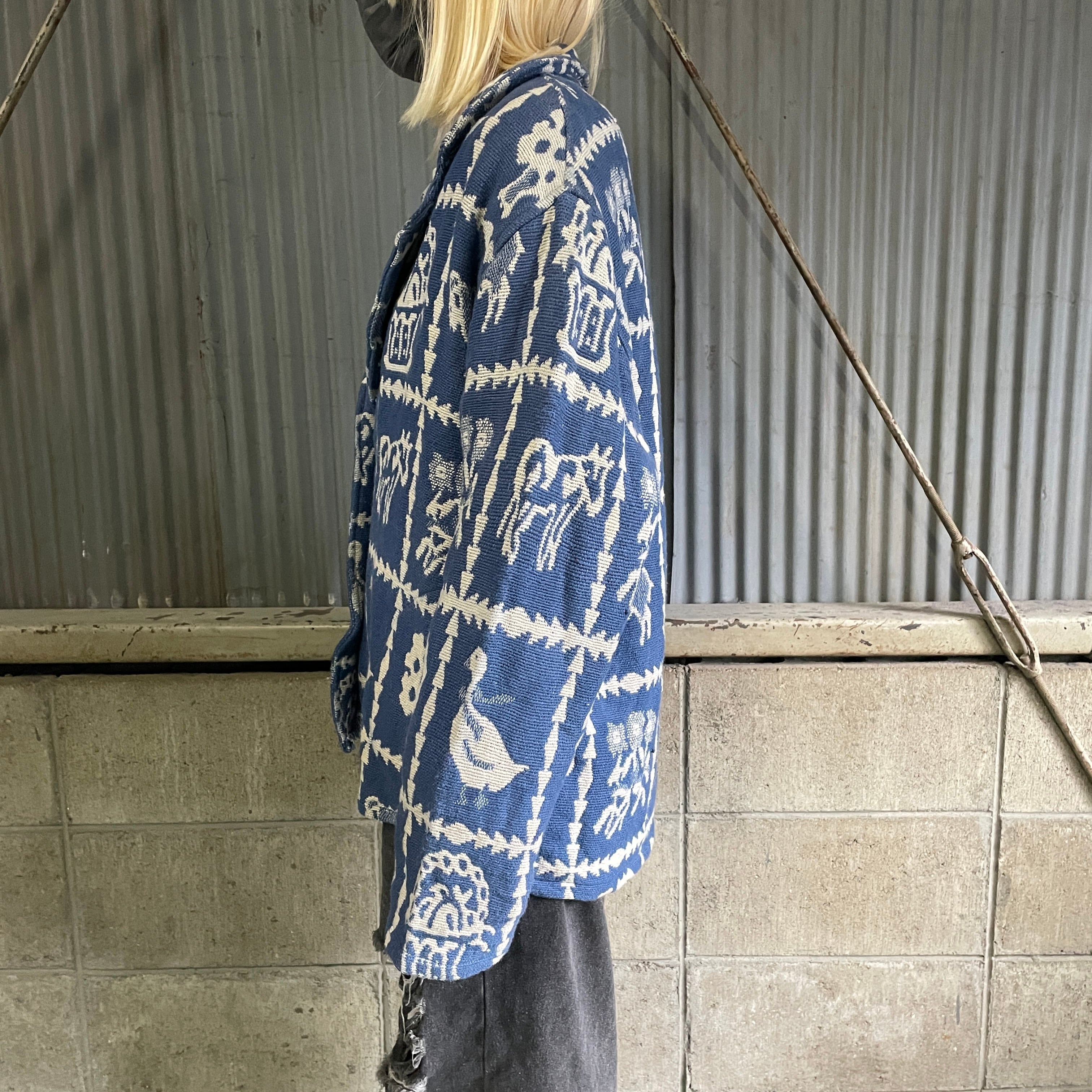 貴重！☆90年代☆KEREN hart☆ゴブラン織り刺繍ジャケット☆ヴィンテージ