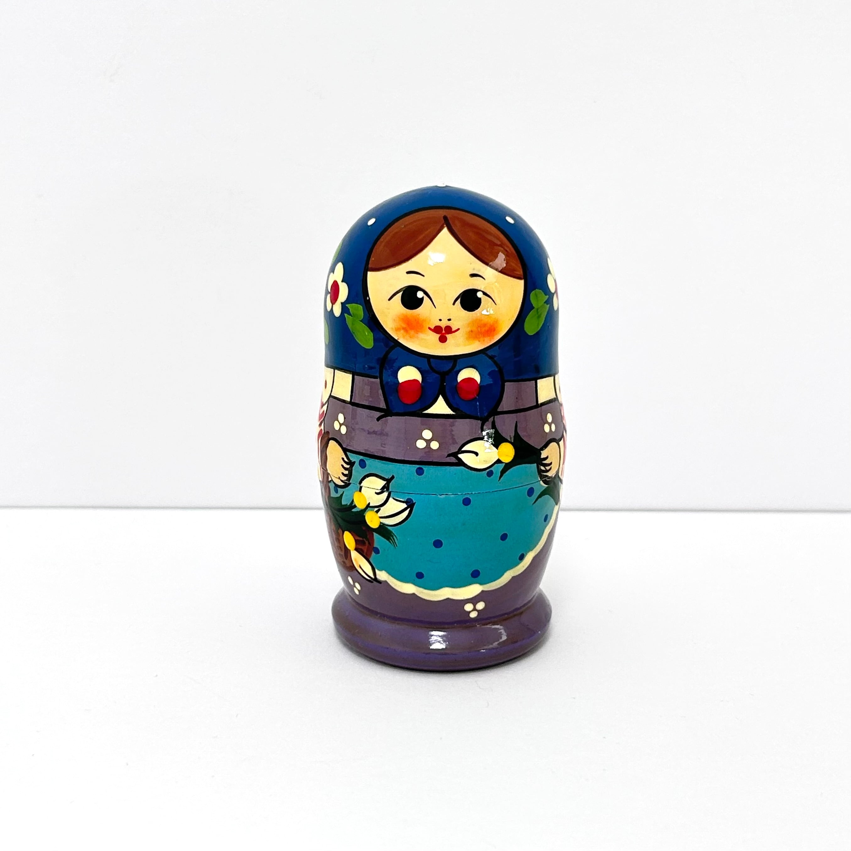 マトリョーシカ フラワー B 小 10cm 5ピース セルギエフパサード