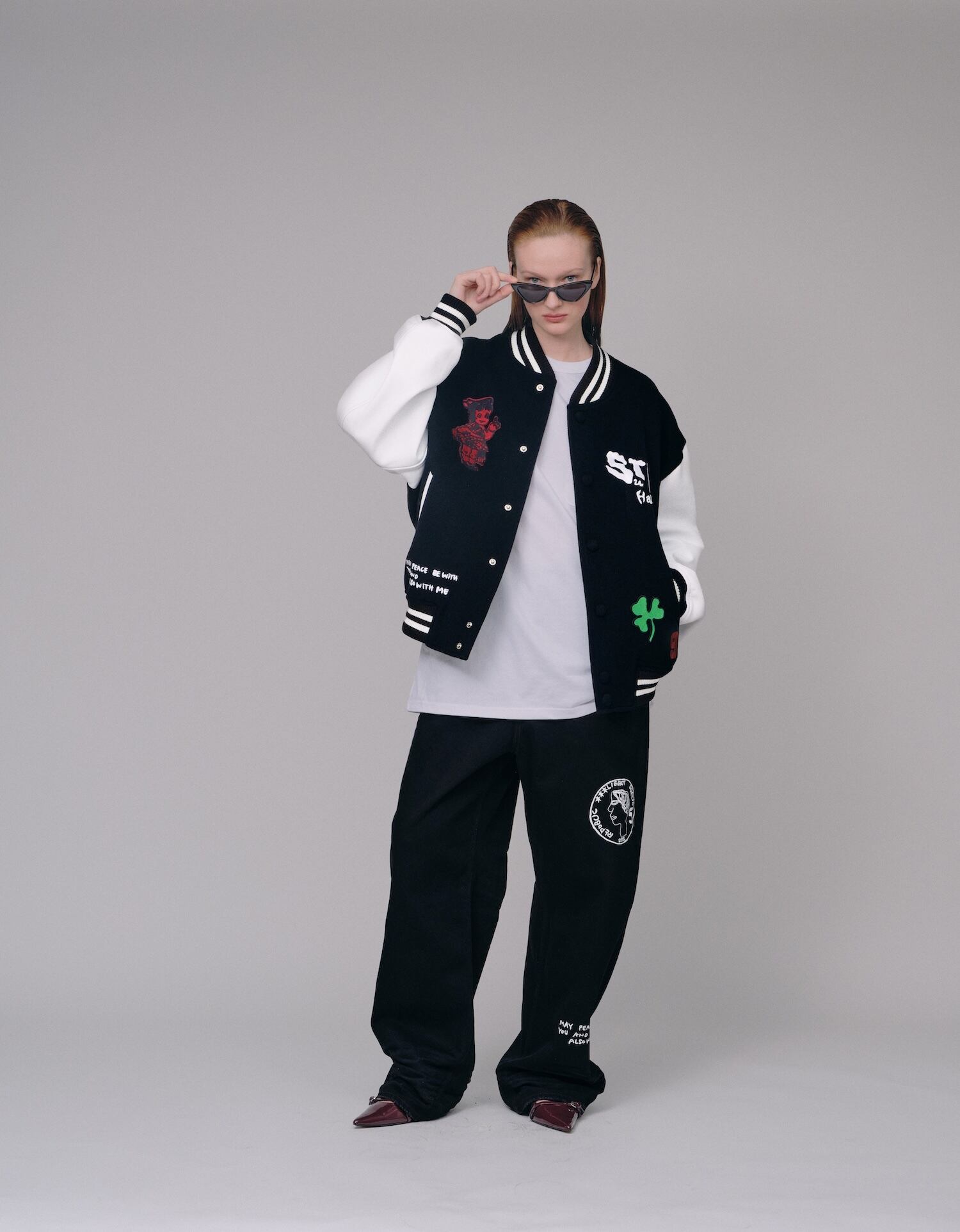 ☆Stray Kids アイエン 着用!!【STU】STU X HANK Varsity ☆Stray Kids アイエン 着用!!【STU】STU X HANK Varsity
