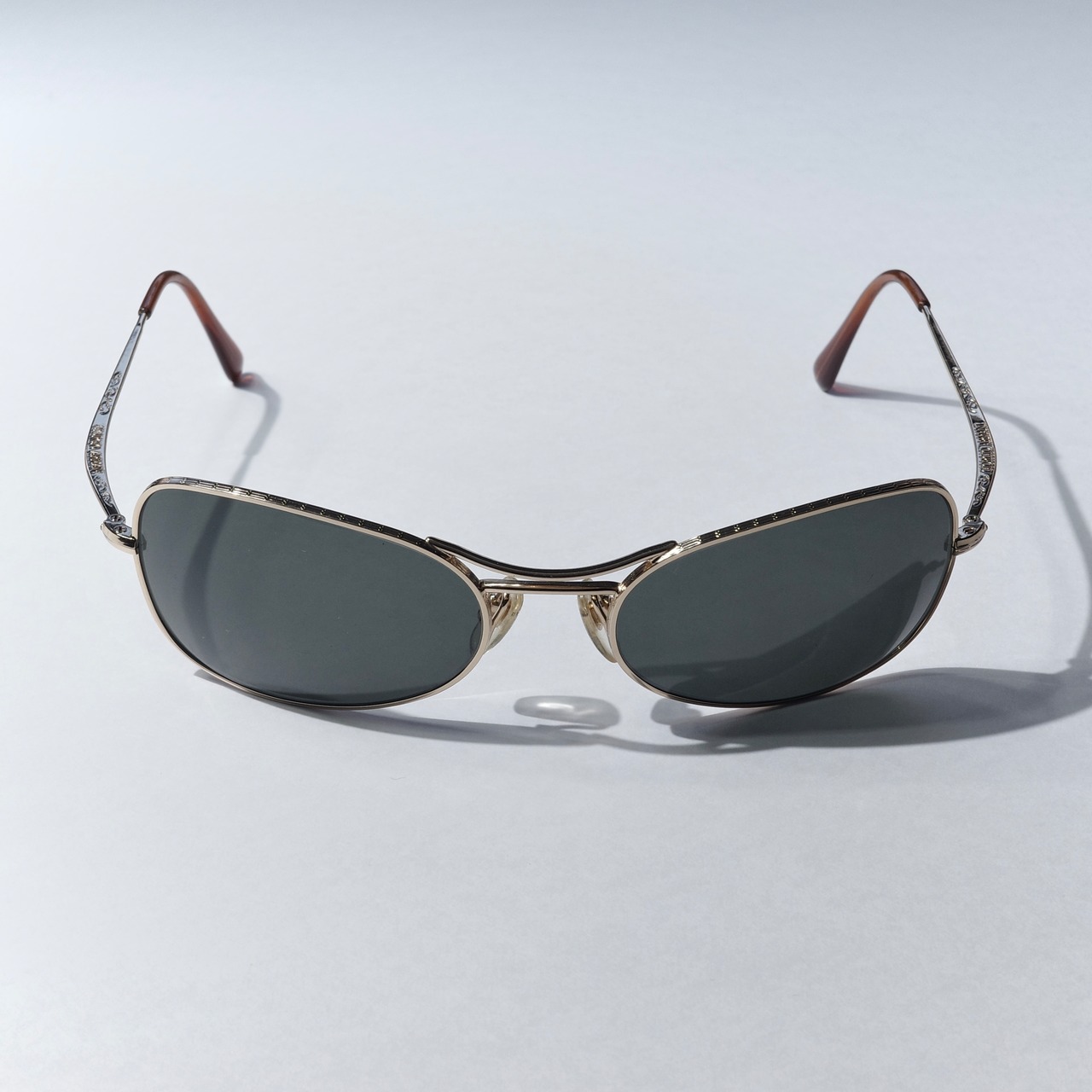 "GIORGIO ARMANI" AVIATOR ROUND SUNGLASSES
