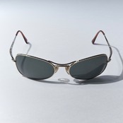 "GIORGIO ARMANI" AVIATOR ROUND SUNGLASSES