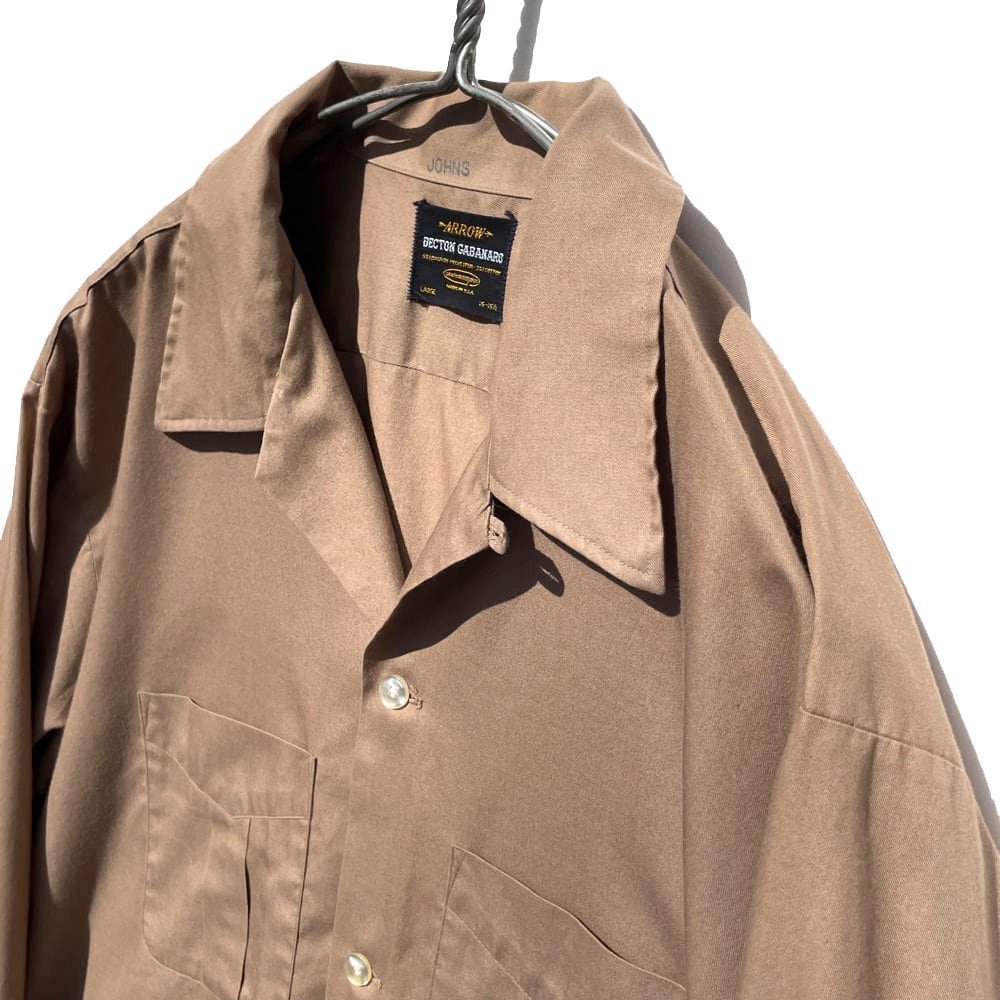 ARROW - DECTON GABANARO] Vintage Open Collar Shirts [1960s
