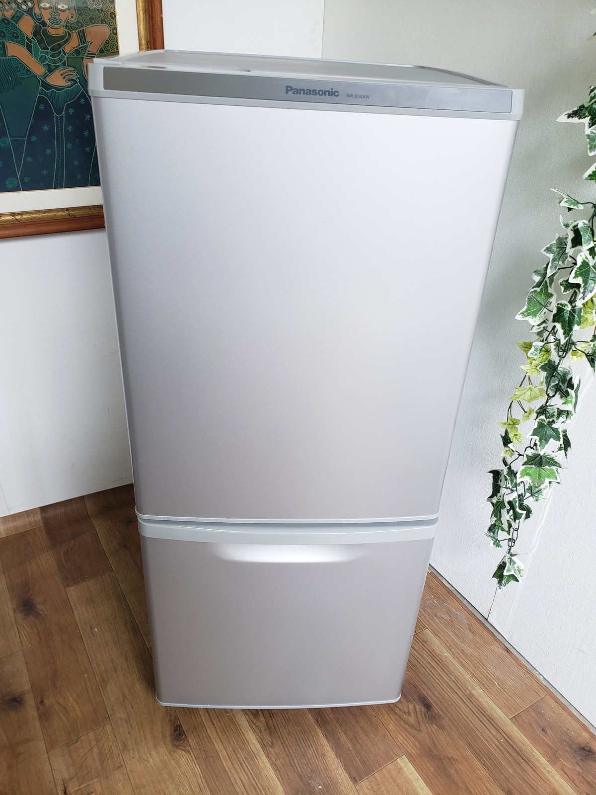 2018年製 Panasonic ノンフロン冷凍冷蔵庫 138L NR-B14AW-S 
