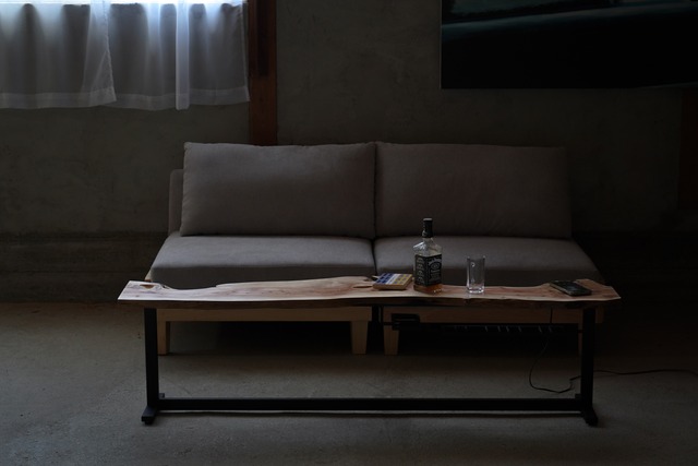 伊吹の一枚板 ローテーブル