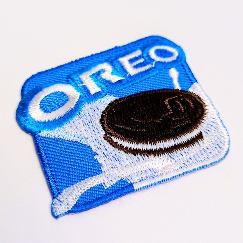 再入荷！送料無料！ ☆刺繍アイロンワッペン☆【 OREO ( オレオ