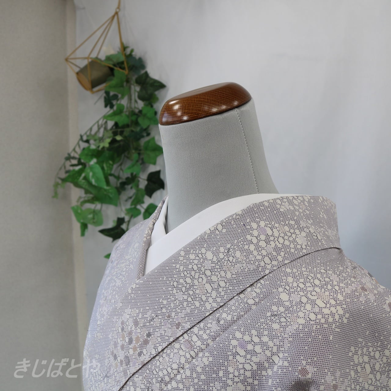 福着物 正絹紬 白菫 袷 | きじばとや