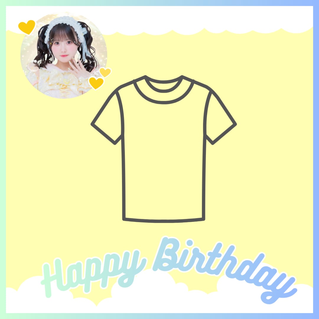 【現場受取】Loulouchouchou 朝日向舞菜・2026生誕フルグラTシャツ