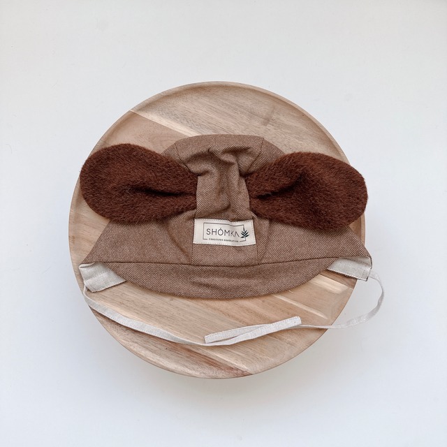 PUPPY HAZELNUT｜タイプ：Bonnet / ツバ：Straight / 耳：Alpaca