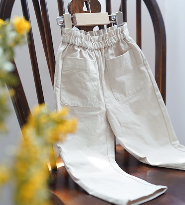 サロペット2WAYパンツ<White>