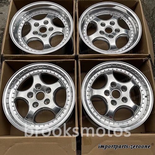 18インチクラシックワイドポリッシングスタイルホイールポルシェ911 996 18x8 18x9.5 LI-1894