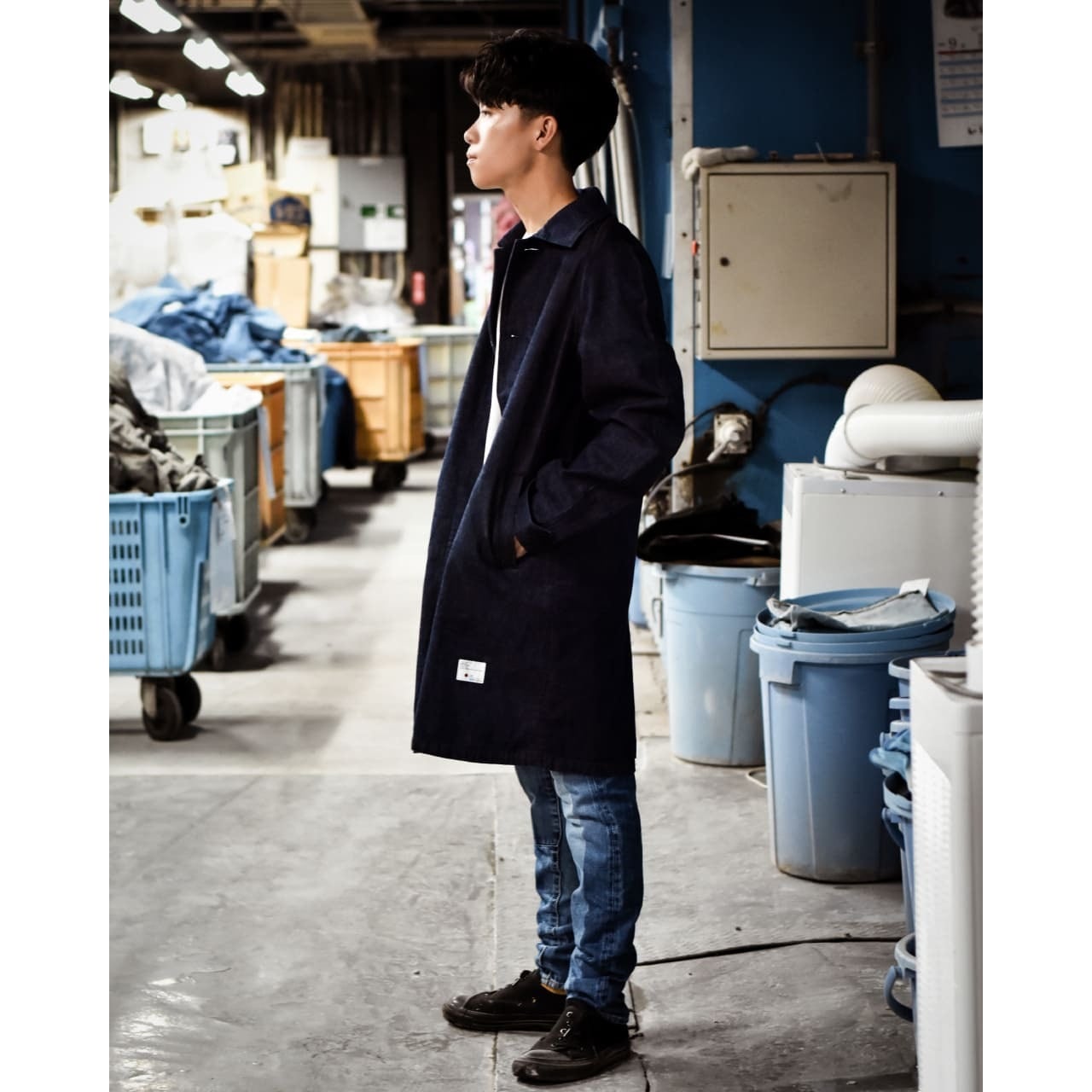 DENIM SHOP COAT OW | BLUE SAKURA JEANS 公式サイト