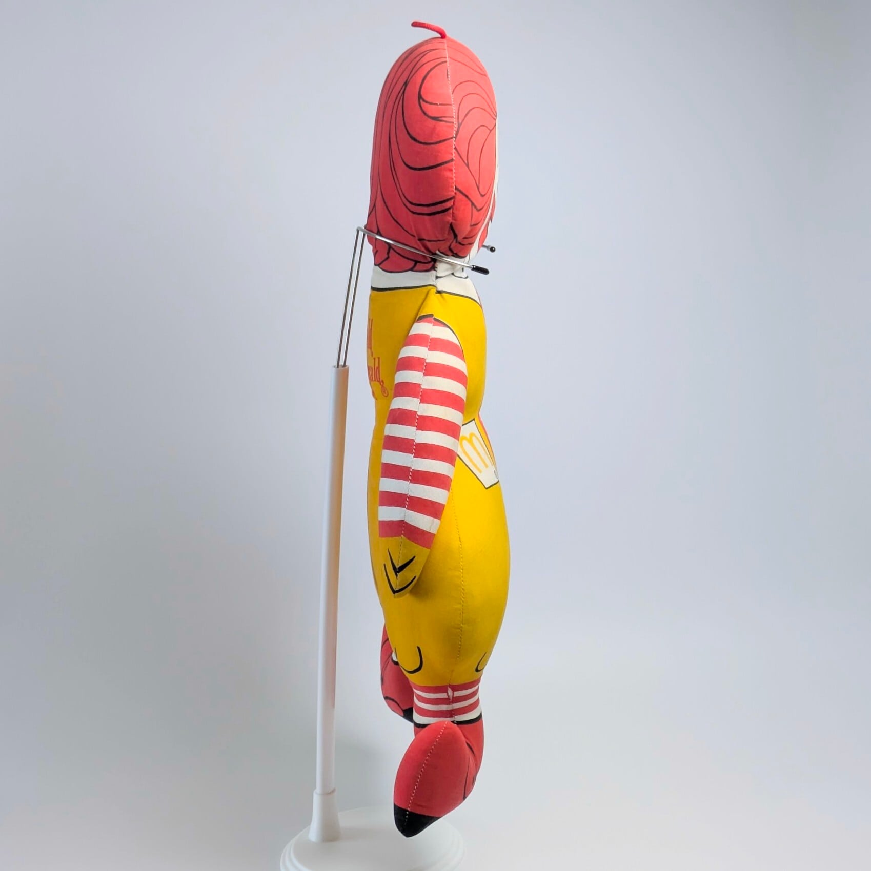 ☆VINTAGE 70'〜80'☆【 McDonald's( マクドナルド ) 】 『 Ronald McDonald / ロナルド・マクドナルド 』ラグドール / ピロードール / ぬいぐるみ 〚アメリカン雑貨 アメトイ〛