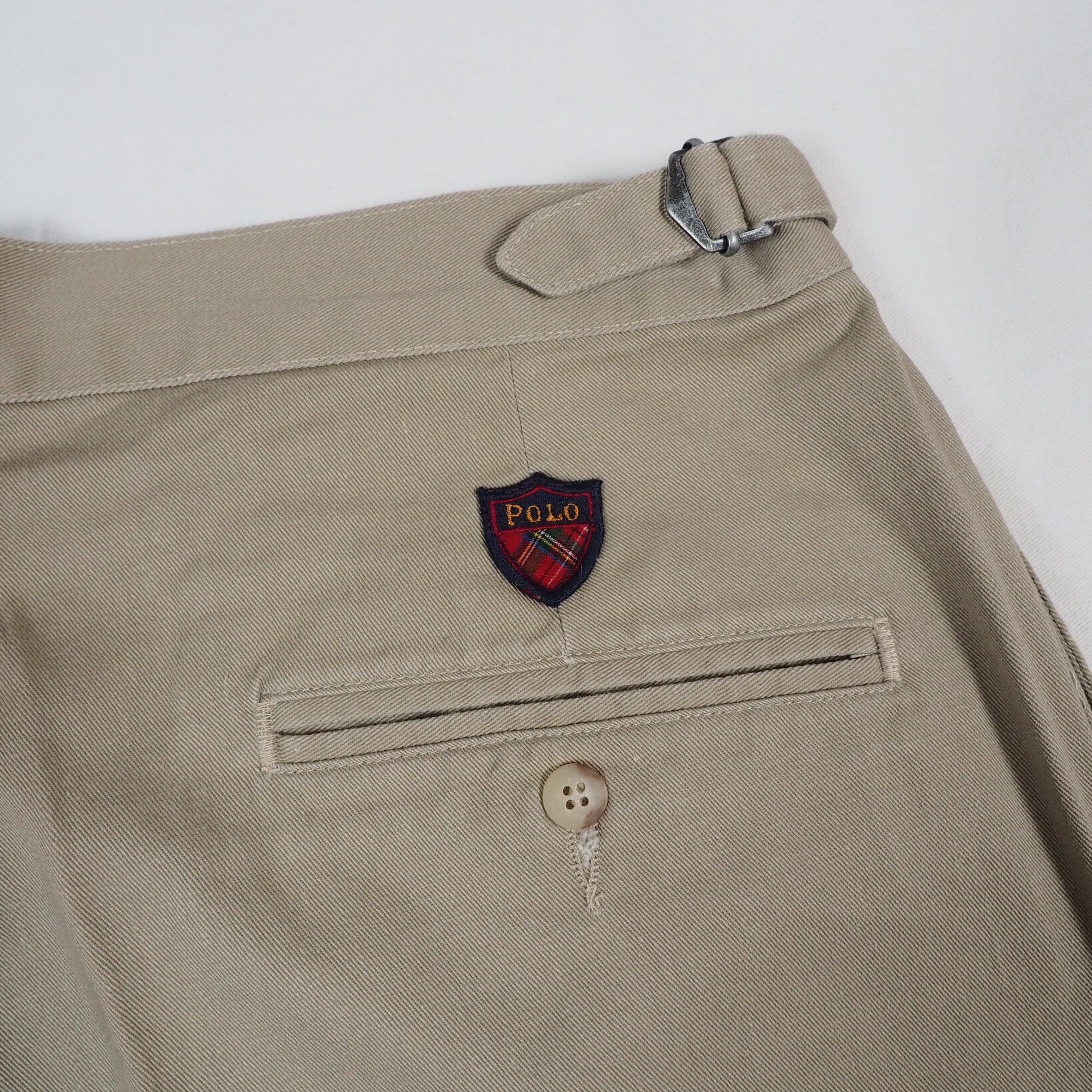 NOS】Polo by Ralph Lauren Gurkha shorts W33 90's USA製 ポロラルフ