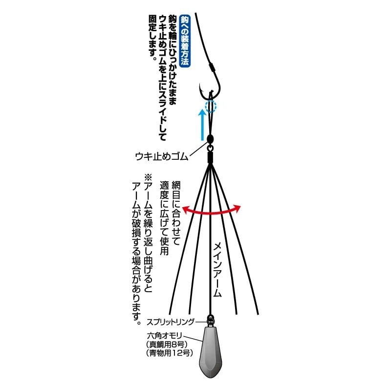 ささめ針 海上釣堀 スピード棚取りオモリ 真鯛用 | 釣具の夢丸