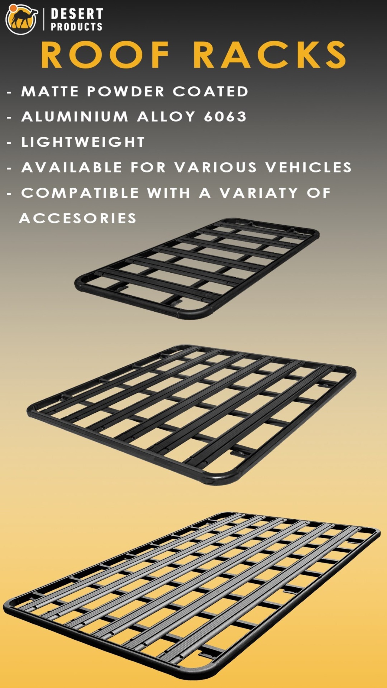 Desert Roof Rack Base-2250mm×1260mm