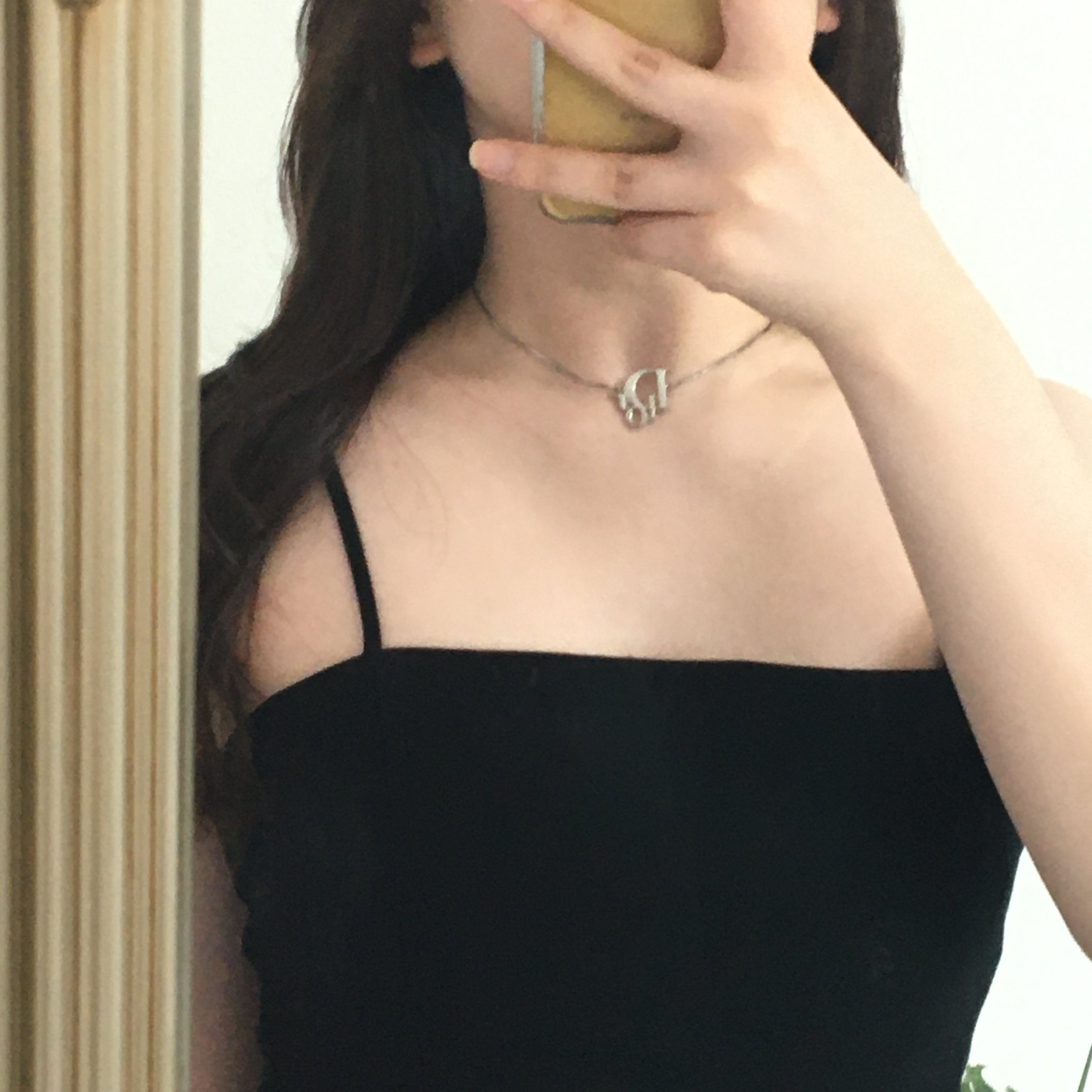 dior necklace silver ディオール ネックレス シルバー ロゴ dior necklace silver ディオール ネックレス シルバー ロゴ