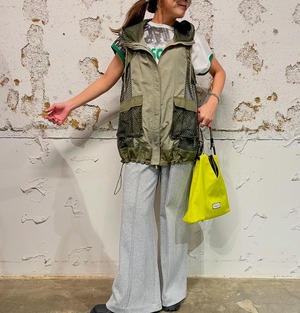 リズレイ RISLEY risley フーディチュニックべスト