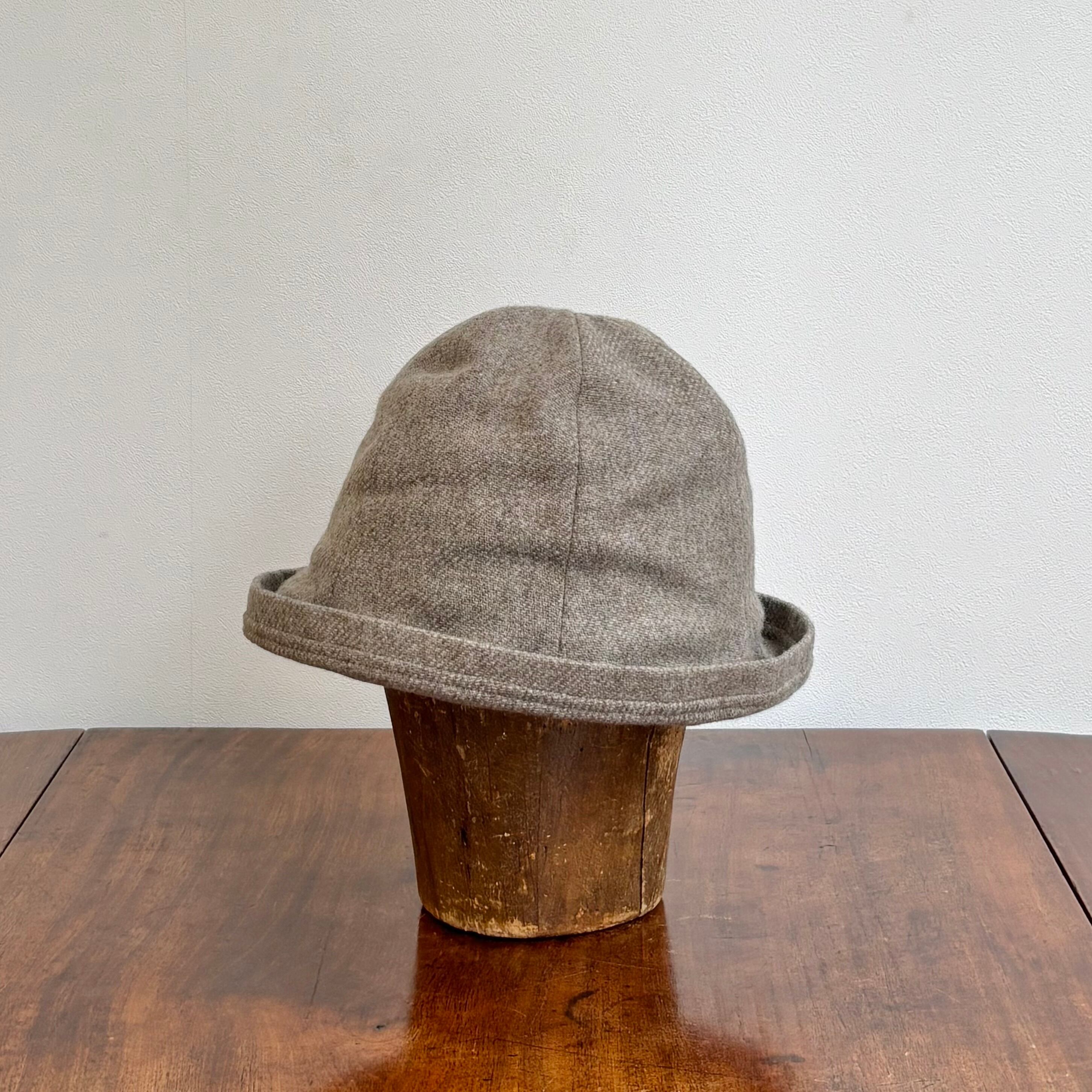 chapeaugraphy ライトツィード チューリップハット モカ