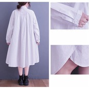 レイヤードデザイン オーバーサイズ シャツワンピース  00215