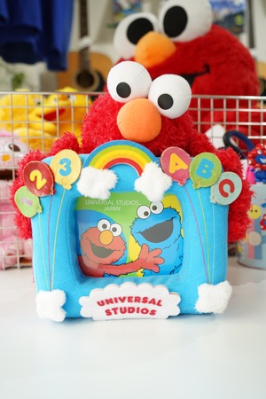USJ限定 セサミストリート エルモ フォトフレーム ぬいぐるみ (2005年製)ヴィンテージ