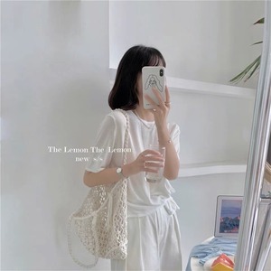 カシュクールオーバーTシャツ　AJ111-9008