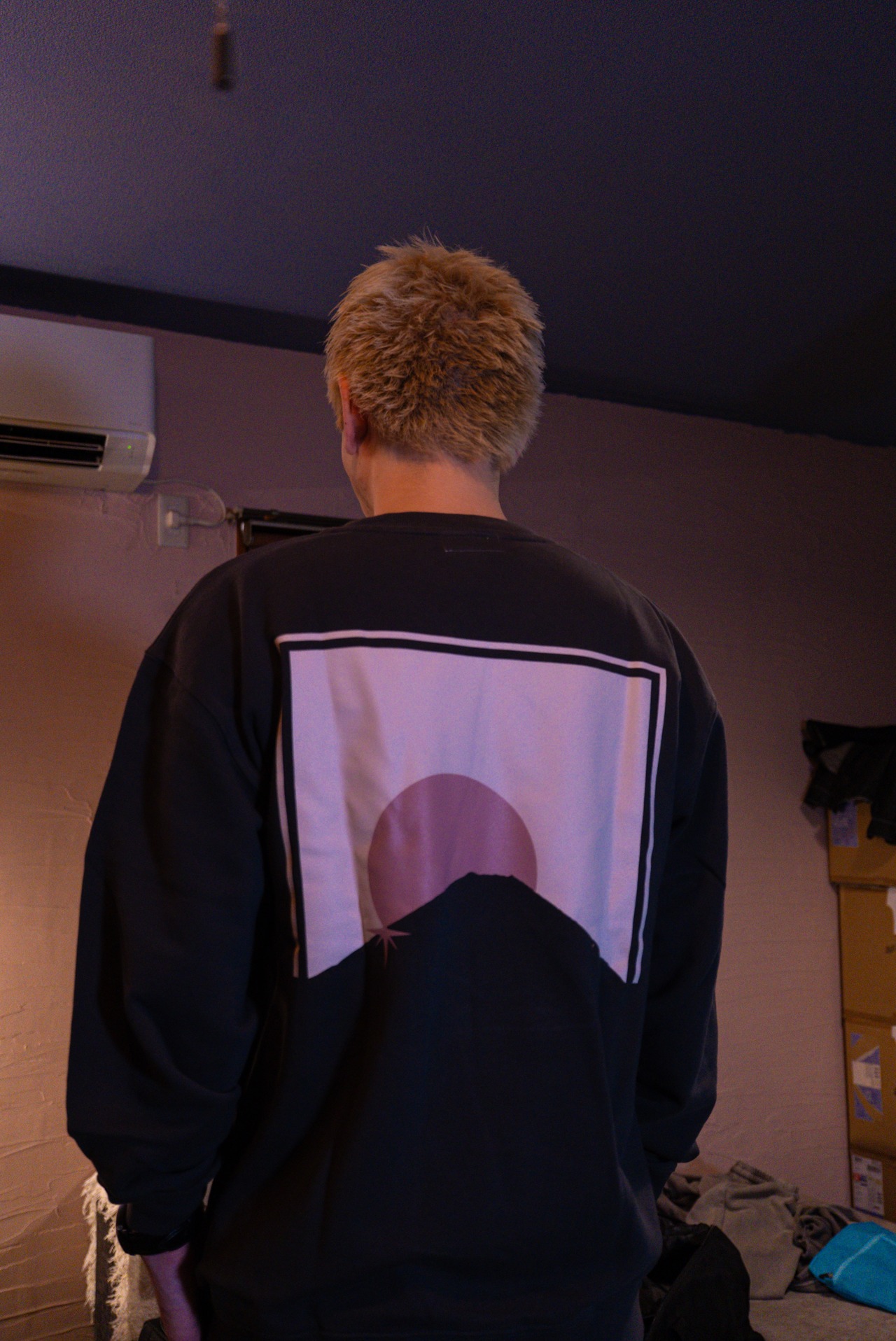 Fu-ji Blazz Light Weight Sweat Shirt [Charcoal]